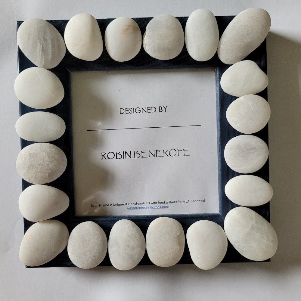 Picture Frame - Unique Hand-Crafted with Cool Rocks - Picture 3 of 11